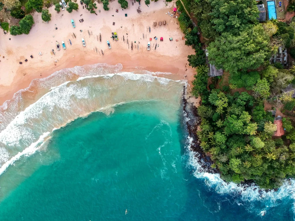 Beach In Sri Lanka {drone shot}