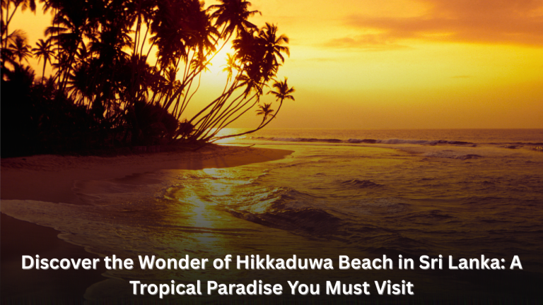 Discover the Wonder of Hikkaduwa Beach in Sri Lanka: A Tropical Paradise You Must Visit featured image